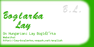 boglarka lay business card